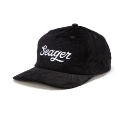 Alternative view of Seager Hat Big Black Corduroy Snapback