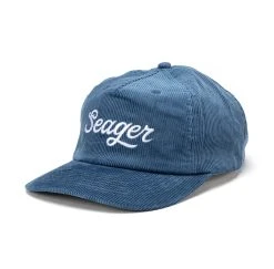Alternative view of Seager Hat Big Blue Corduroy Snapback