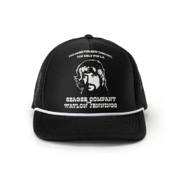 Alternative view of Seager Hat Seager X Waylon Jennings Dumb Ugly Snapback
