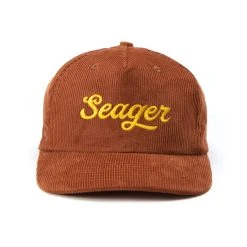 Seager Hat Big Brown Corduroy Snapback