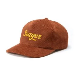 Alternative view of Seager Hat Big Brown Corduroy Snapback