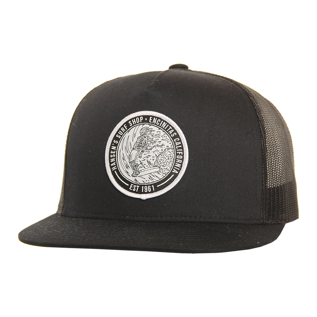 Hansen Hat Mesh Skeleton Surfer 3 Hansen Hat Mesh Skeleton Surfer