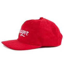 Alternative view of Seager Hat Big Red Corduroy Snapback